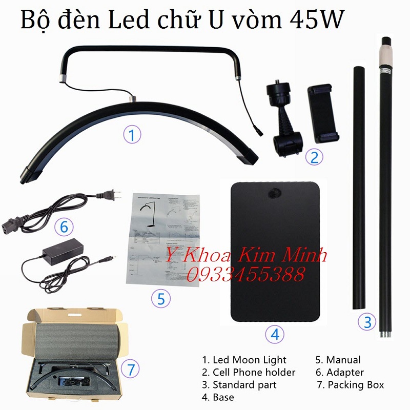 Hướng dẫn sử dụng lắp ráp đèn Led spa UL45W