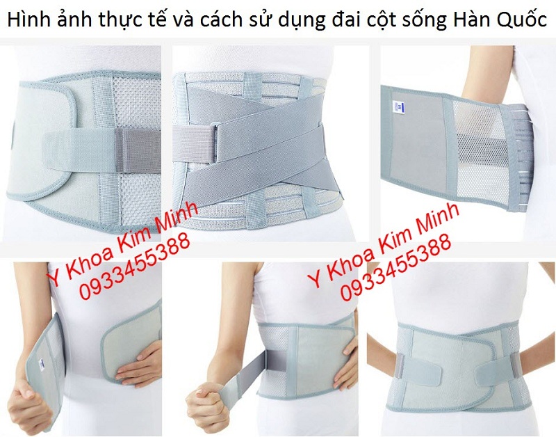 Hướng dãn sử dụng đai cột sống Hàn Quốc Dr Med - Y khoa Kim Minh