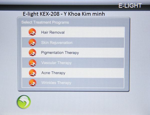 Cong nghe triet long E-light KEX-208