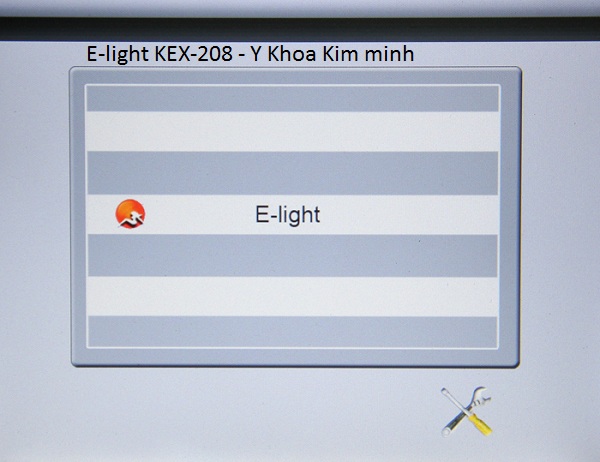 Triet long E-light KEX-208 trong v&ograve;ng 4-6 lần