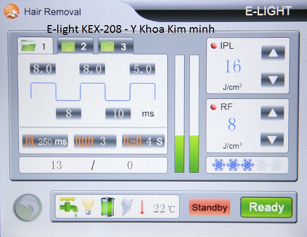 HDSD m&aacute;y triệt l&ocirc;ng e-light KEX-208 mini