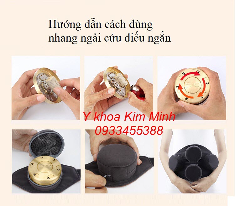 Hướng dẫn cách sử dụng nhang ngải cứu điếu ngắn một cách hiệu quả - Y khoa Kim Minh