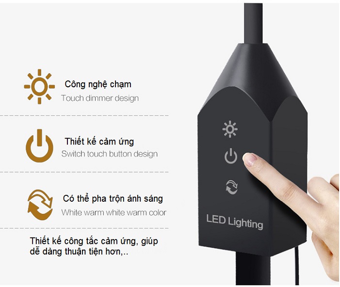 Hệ thống công tắc đèn led lạnh KLD-150