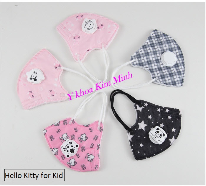 Hello Kitty Mask for Kids 4-12 years old - Y Khoa Kim Minh
