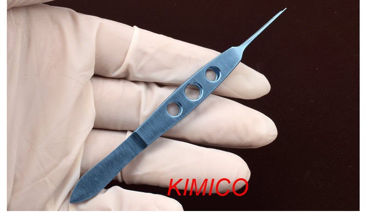 Hình ảnh thực tế nhíp vi phẫu nhãn khoa kẹp vi mô bào dài 10.5cm