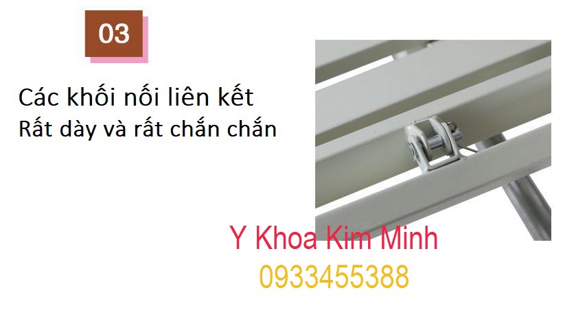 Các khớp nối nâng hạ giường 3 tay quay dày chắc chắn