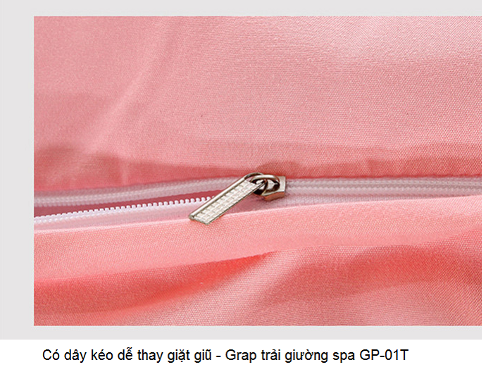 Hình ảnh chất liệu vải may gra trải giường massage spa - Y khoa Kim Minh