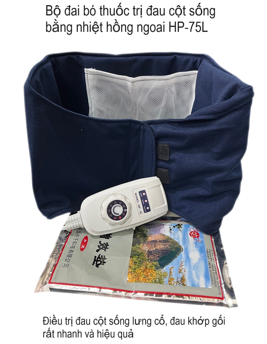 Đai tri đau cột sống bó thuốc đông y nhiệt hồng ngoại