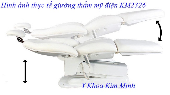 Hình ảnh giường thẩm mỹ điện nâng hạ - Y khoa Kim Minh Hinh anh thuc te giuong tham my chinh dien 3 khuc KM2326 ban tai Tp Ho Chi Minh - Y khoa Kim Minh