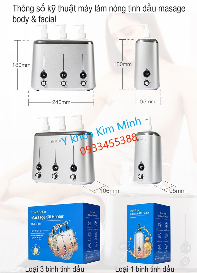 Máy đun nóng tinh dầu massage thoàn thân