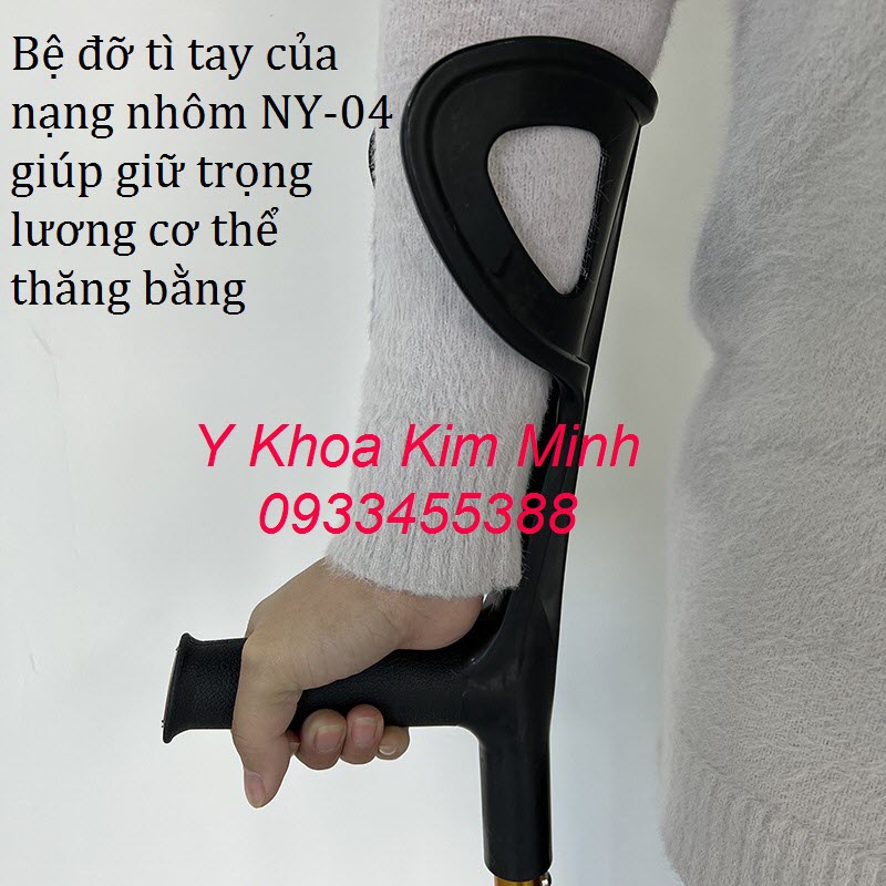 HÌnh ảnh nạng nhôm 4 khúc NY-04