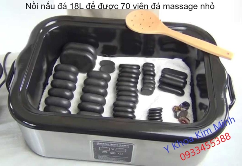 Hình ảnh nồi nấu đá massage 18L