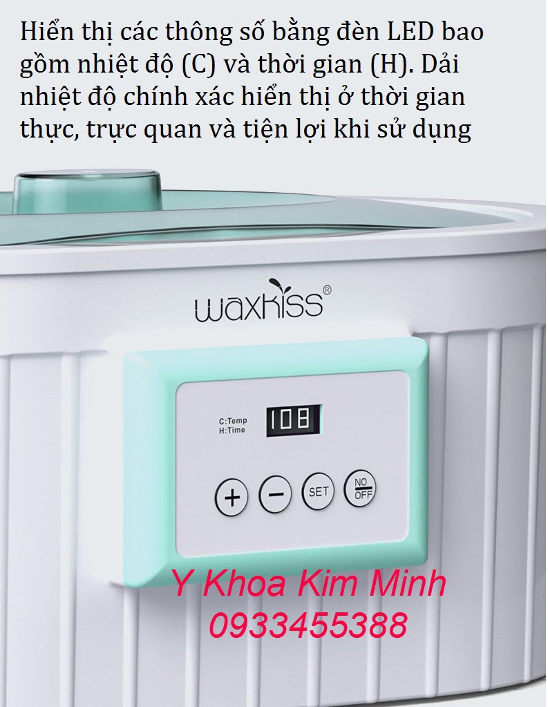 Hướng dẫn cách điều chỉnh nồi sáp paraffin F500B