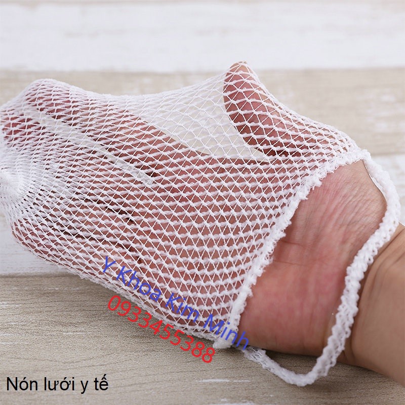 Hình ảnh nón lưới y tế bảo vệ đầu sau phẫu thuật