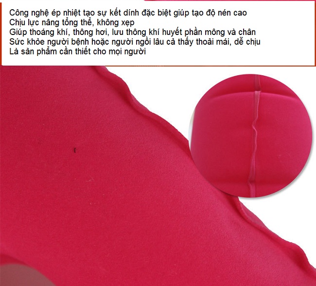 Hình ảnh thực tế nệm hơi lót mông cho người bệnh ngồi xe lăn y tế, nhân viên văn phòng - Y Khoa Kim Minh