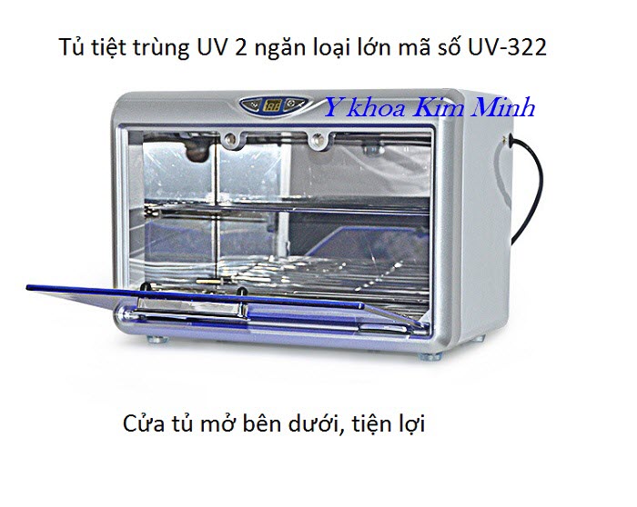 Tủ tiệt trùng chuyên dụng cho thiết bị, dụng cụ, vật tư tiêu hao y tế - Y khoa Kim Minh Hình ảnh của tủ tiệt trùng UV dùng cho y tế thẩm mỹ - Y Khoa Kim Minh