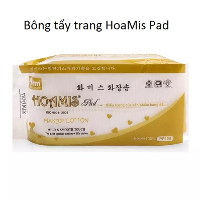 Bông tẩy trang Hoamis Pad công nghệ hàn Quốc
