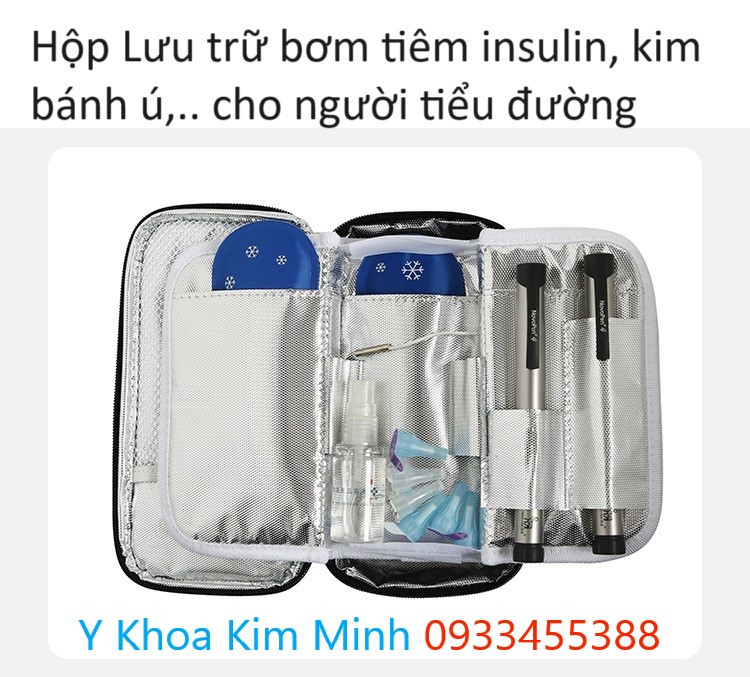 Hộp bảo quản lạnh bơm tiêm insulin dùng cho bệnh nhân tiểu đường mã TL-210