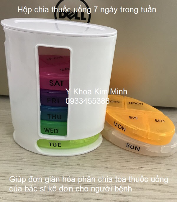 Hop phan chia thuoc uong hang ngay theo toa bac si Kim Minh 0933455388