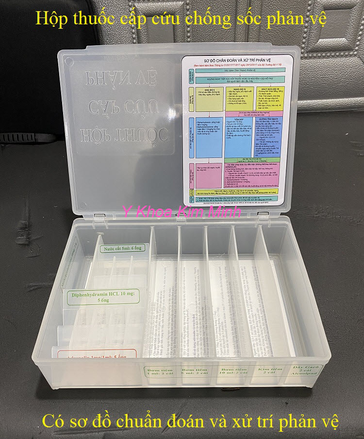 Hộp thuốc cấp cứu phản vệ bán tại Tp.HCM - Y Khoa Kim Minh