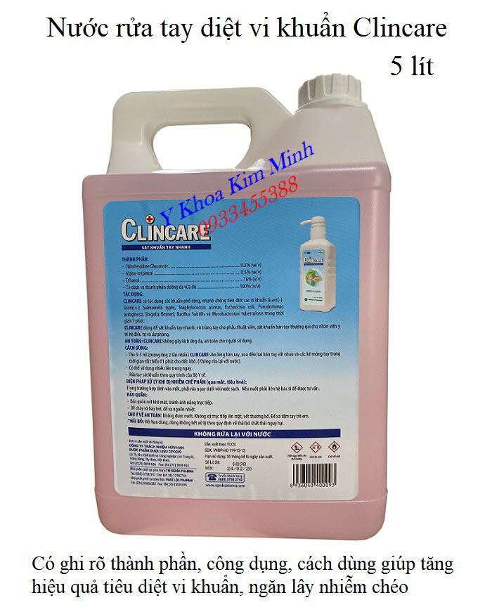 Hướng dẫn cách sử dụng Clincare giúp dùng hiệu quả hơn ngăn lây nhiễm chéo - Y khoa Kim Minh