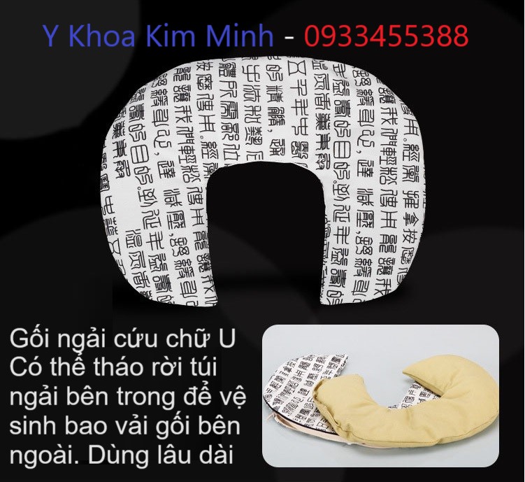 Hướng dẫn sử dụng cách vệ sinh gối ngải cứu chữ U