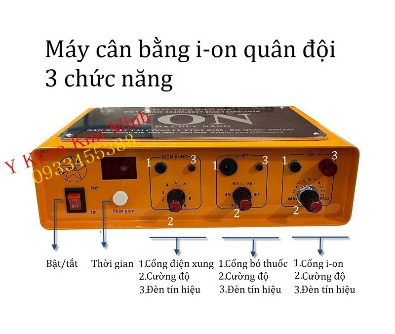 Máy cân bằng i-on quân đội đa năng