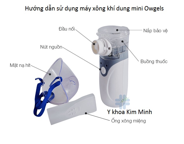 Hướng dẫn cách dùng máy xông mũi họng cho trẻ em Owgels - Y khoa Kim Minh
