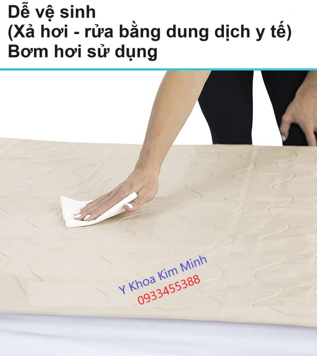 Hướng dẫn cách dùng nệm hơi chống loét cho người bệnh