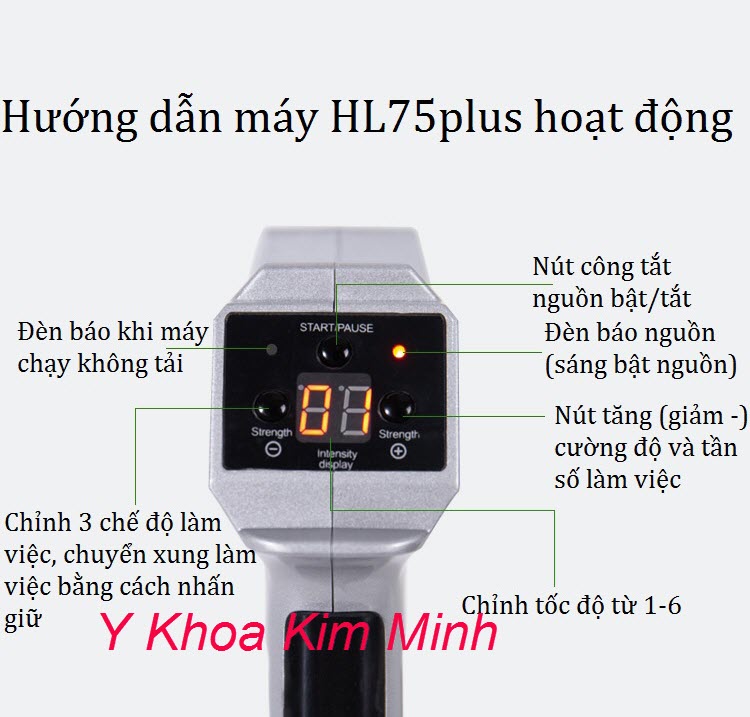 Hướng dẫn cách sử dụng máy điều trị cột sống HL750plus