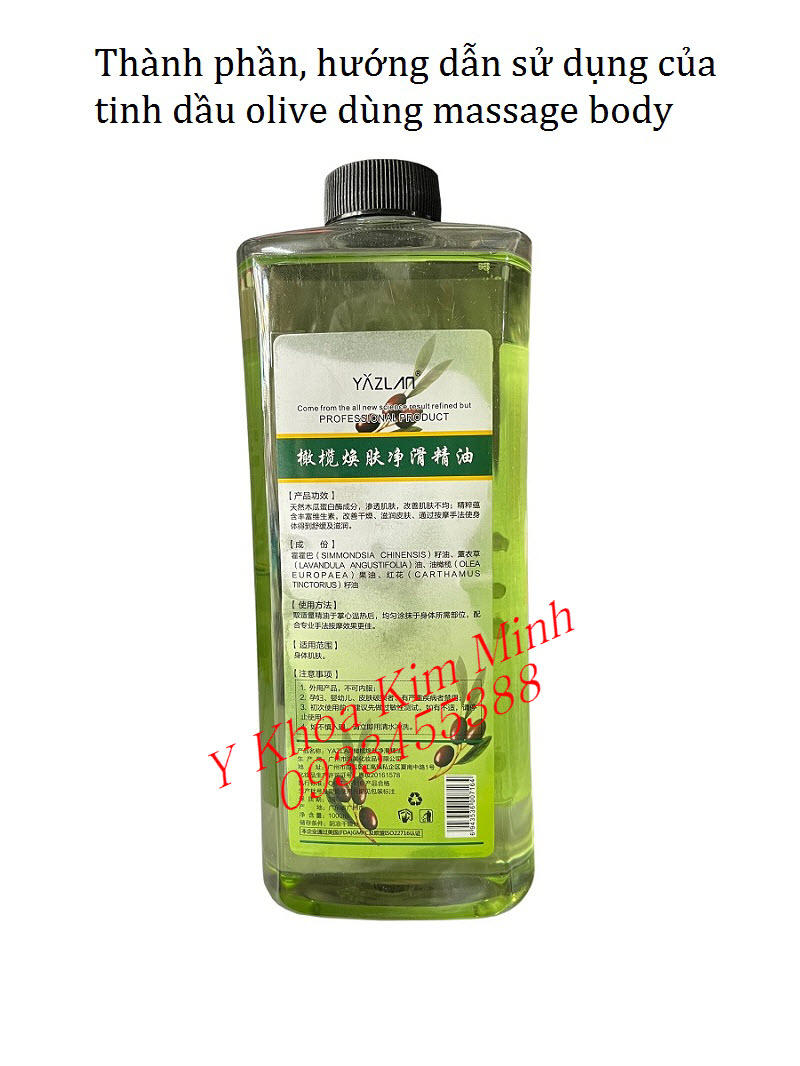 Hướng dẫn sử dụng tinh dầu massage body, tinh dầu olive cho spa thẩm mỹ viện