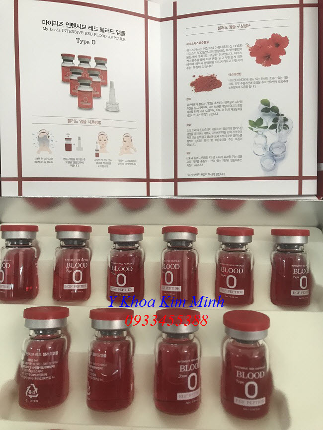 Hình ảnh intensive red ampoule blood type O - Y Khoa Kim Minh