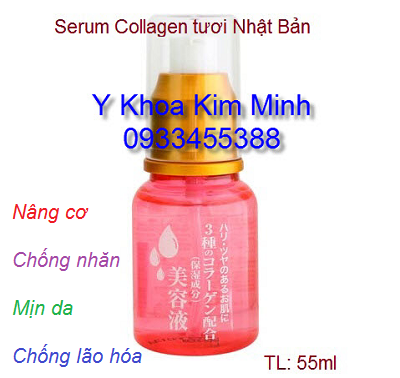 Huyết thanh collagen tươi Nhật Bản nâng cơ, chống nhăn, mịn da, chống lão hóa sệ cơ mặt - Y Khoa Kim Minh 0933455388
