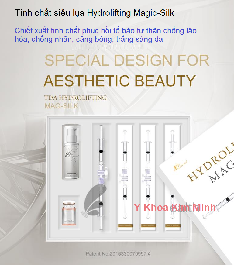 Hydrolifting Magic-Silk tinh chat sieu lua chuyen tre hoa da, trang sang da, nang co xoa nhan - Y Khoa Kim Minh