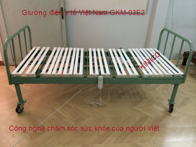 Giường điện y tế 2 tay quay GKM-03E2