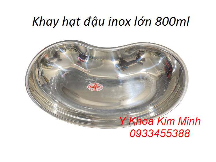 Khay hạt đậu inox lớn 800ml 