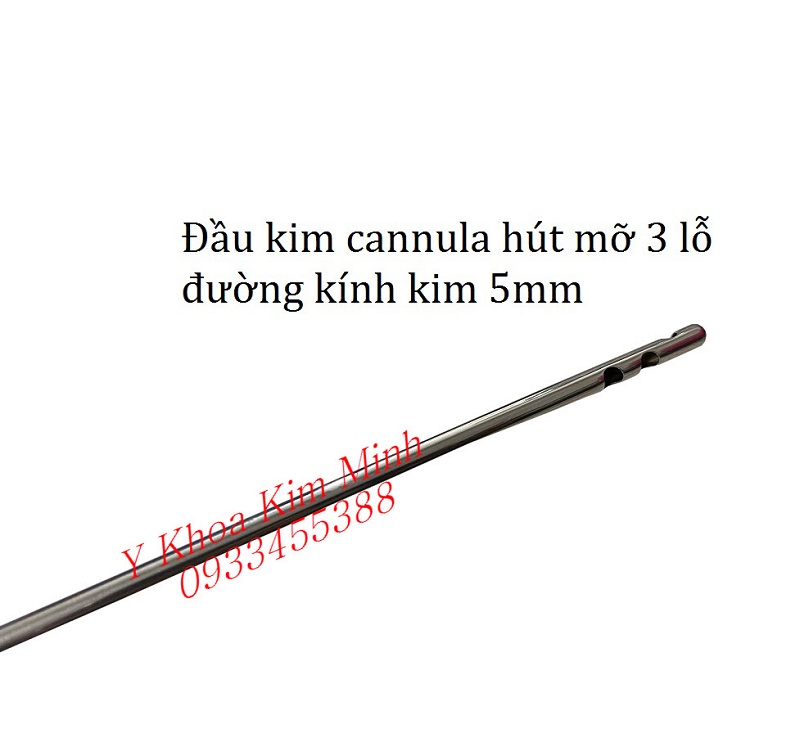 Kim cannula 5mm 25cm dùng để hút mỡ bụng body