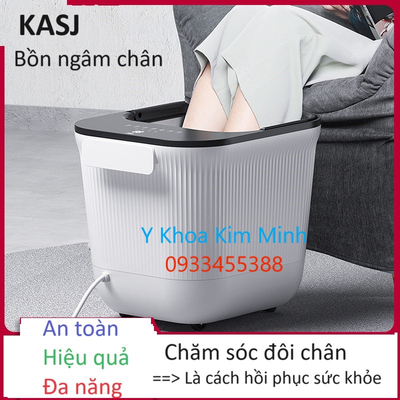 Bồn ngâm chân KASJ dùng để ngâm chân thuốc bắc thải độc và chữa trị đau khớp bán ở Y Khoa Kim Minh