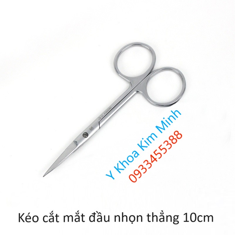 Kéo cắt mắt đầu nhọn mũi thẳng 10cm