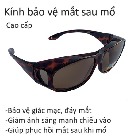 Kính bảo vệ mắt sau khi mổ phẫu thuật mắt dùng cho bệnh nhân phẫu thuật giác mạc, đáy mắt