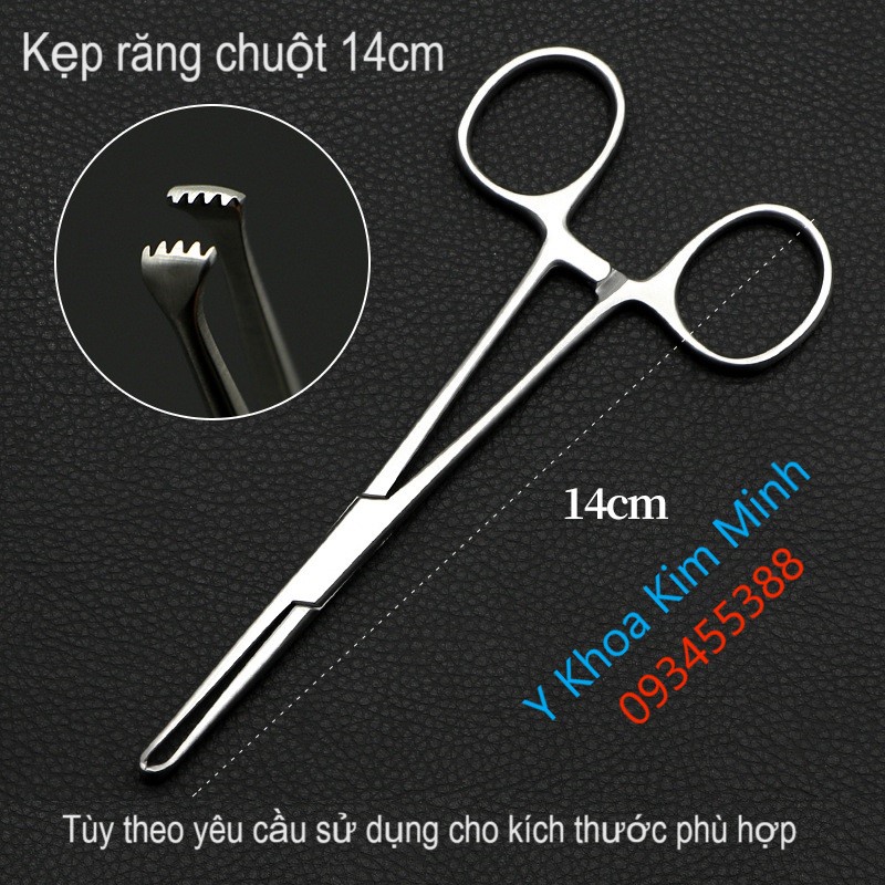 Kẹp răng chuột dài 14cm