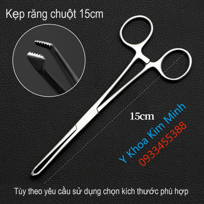 Kẹp răng chuột dài 15cm