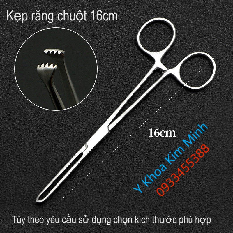 Kẹp răng chuột dài 16cm
