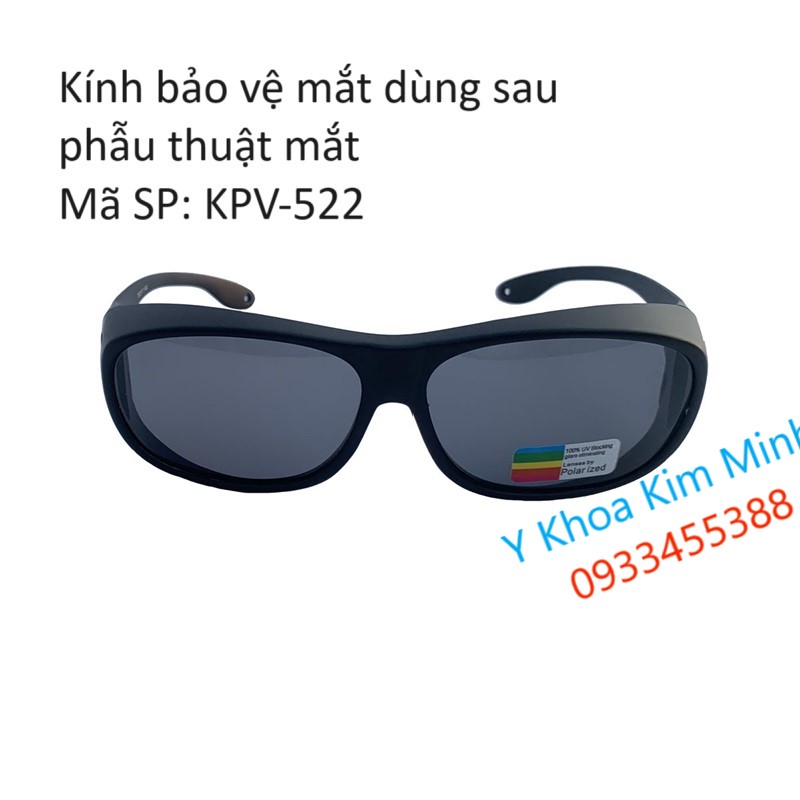 KP-522 là loại kính y tế dùng cho bệnh nhân sau phẫu thuật mắt, phẫu thuật giác mạc