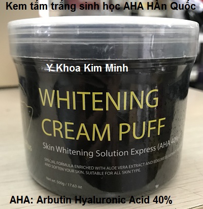 Kem AHA phun trang body su dung nguyen lieu thien nhien sinh hoc Han Quoc ban tai Y khoa Kim Minh
