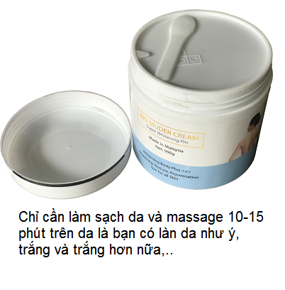 Kem bùn khoáng làm trắng da cấp tốc sau tắm trắng và nuôi dưỡng da nhập Malaysia - Y khoa Kim Minh