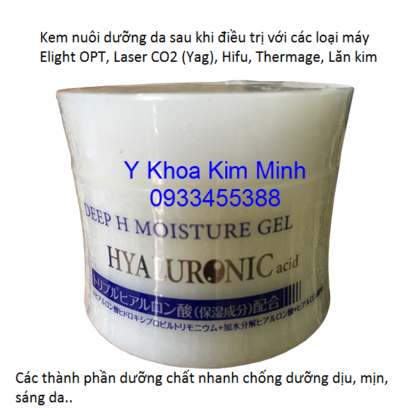 Kem nuoi duong da sau dieu tri may laser OPT Elight, Thermage, RF, Hifu, Lan kim Y Khoa kim Minh
