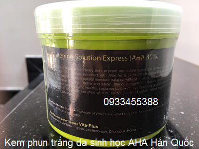Kem tam trang sinh hoc AHA 40% Hàn Quốc - Y khoa Kim Minh 0933455388