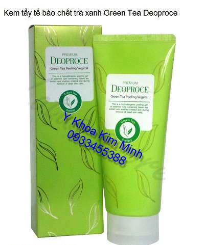 Kem tẩy tế bào chết trà xanh Hàn Quốc Deoproce - Y khoa Kim Minh Kem tẩy tế bào chết trà xanh Hàn Quốc Deoproce - Y Khoa Kim Minh 0933455388