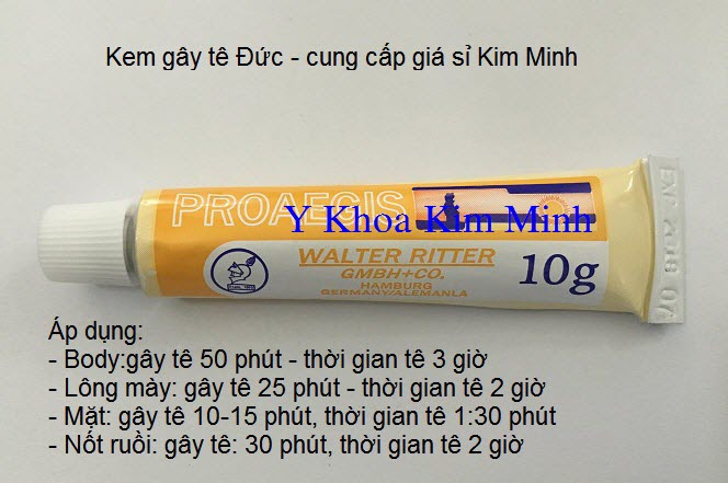 Kem te 25% gây tê nhanh cực mạnh Proaegis Numb Germany nhap khau ban gia si Y Khoa Kim Minh
